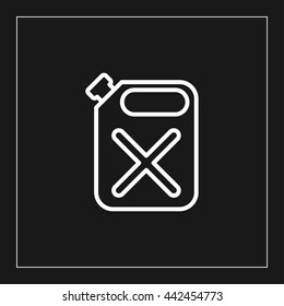 canister line icon