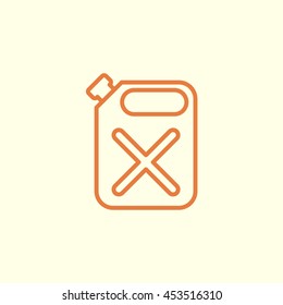canister line icon
