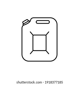 Icône de ligne de boîte. Jerry peut symboliser. Image vectorielle isolée sur blanc
