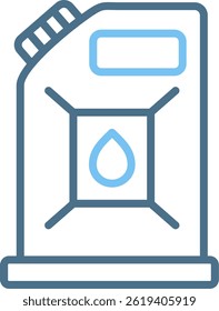 Canister Line Two Colour Icon