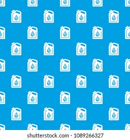 Canister oil pattern vector seamless blue repeat for any use