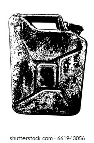 Canister petrol vector illustration