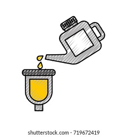 Canister Pouring Paint Renovation Maintenance Car