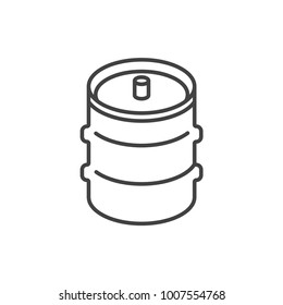 Canister, tank line icon.