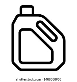 canister thin line vector icon