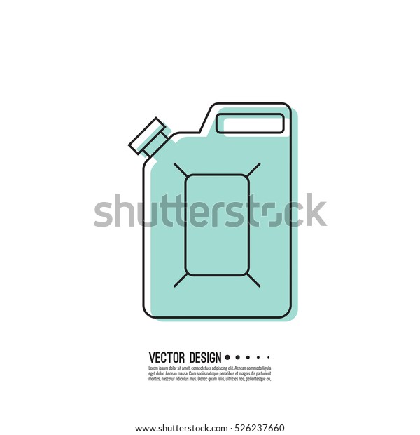 Canister under\
the petrol, gasoline and engine\
oil.