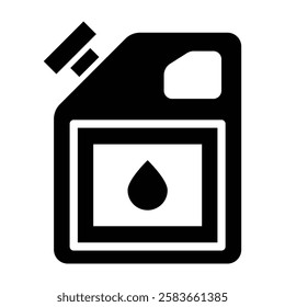 Canister Vector Glyph Icon Vector Design