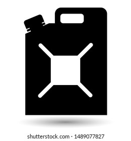 Icono vectorial del cartucho aislado en un fondo blanco.