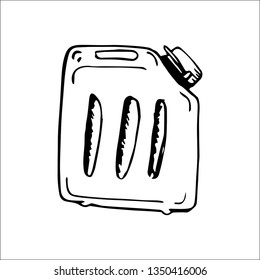 canister vector sketch