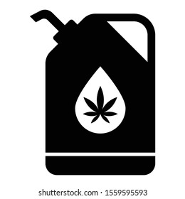 Cannabidiol Vector cbd oil Icon Design 