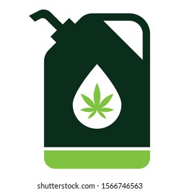 Cannabidiol Vector cbd oil Icon Design