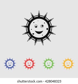 cannabinoid vector icon for web and mobile