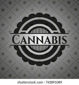 Cannabis black emblem