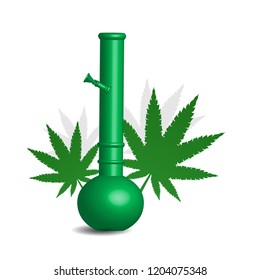 Cannabis Bong Stock Vector (Royalty Free) 1204075348 | Shutterstock