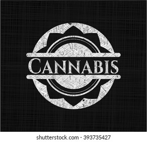 Cannabis-Kreideemblem