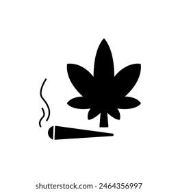 cannabis concept line icon. Simple element illustration. cannabis concept outline symbol design.