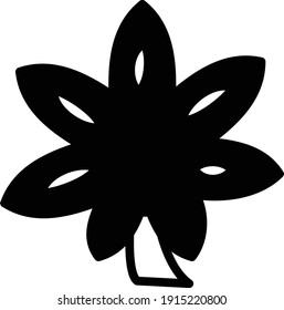 Cannabis Concept, Weed Vector Glyph Icon Design, Addiction and bad habits symbols on white background, Marijuana or dug abuse stock illustration