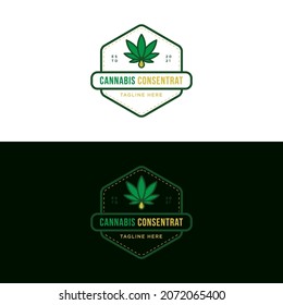 cannabis consentrat classic logo design