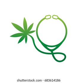 Cannabis Doctor Logo Vector