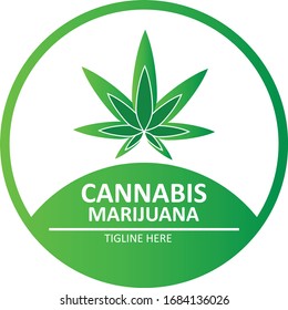 Cannabis Farm Logo Vector Design