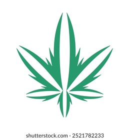 Cannabis, ganjubas. Concepto de legalización. Icono lineal de Vector aislado sobre fondo blanco.