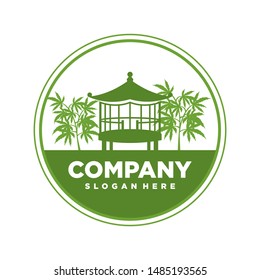 Cannabis Garden Logo, Botanical logo