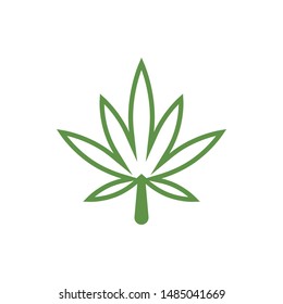 Cannabis graphic design template vector isolated illustration