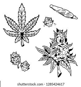 Weed Drawing Ideas : Marijuana Drawing Images Stock Photos Vectors ...