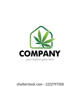 cannabis green garden logo