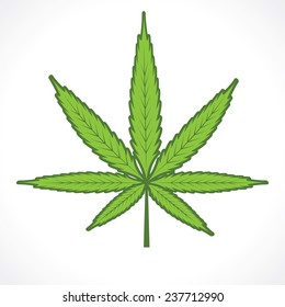 cannabis green leaf