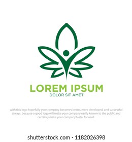 cannabis health logo designs