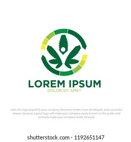 cannabis health logo designs