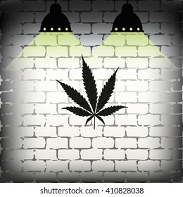 Cannabis icon.