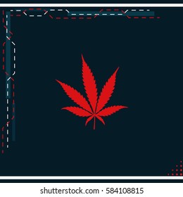 Cannabis icon.