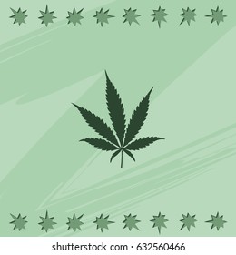 Cannabis icon.