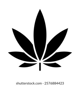 Cannabis Icon Element For Design
