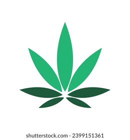 Cannabis icon logo design concept