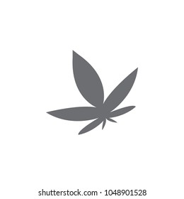 cannabis icon. Simple element illustration. cannabis symbol design template. Can be used for web and mobile on white background