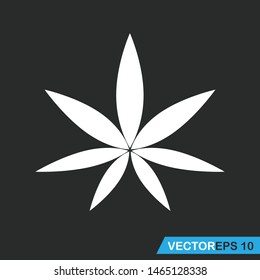 cannabis icon vector design template