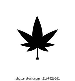 Vector de iconos de cannabis aislado en tablero de anuncios blanco