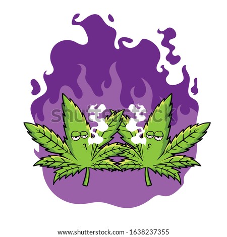 cannabis illustration vector design for tshirt