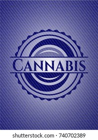 Cannabis jean background