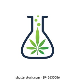 Cannabis Labs Logo Design Element