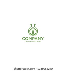 Cannabis Labs Vector logo design template. 