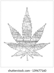 cannabis leaf