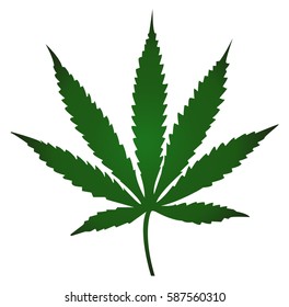 Cannabis leaf