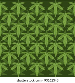 Cannabis leaf (Figure vector plant)