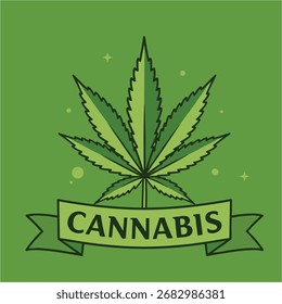 Hoja de cannabis en la Plantilla de diseño de logotipo de estilo degradado. Adecuado para medicina, granja de cannabis, aceite de CBD, hierba, marihuana, cáñamo, hachís, ganja, agricultura, bebida energética, negocios, marca
