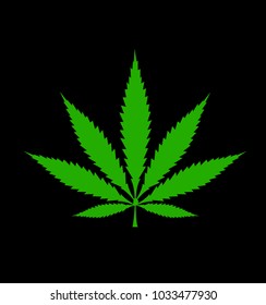Cannabis leaf icon