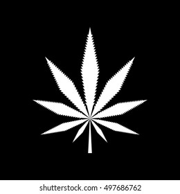 Cannabis leaf icon